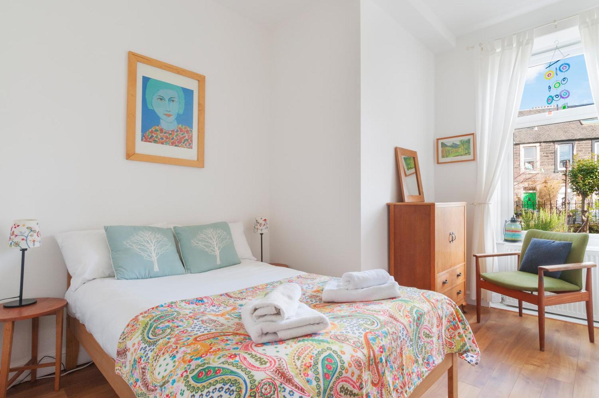 Cozy With Character Vibrant Cottage Style Flat At Leith Links Park Edimburgo Exterior foto